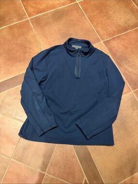 G/FORE Men's Navy Half-Zip Pullover Sweater